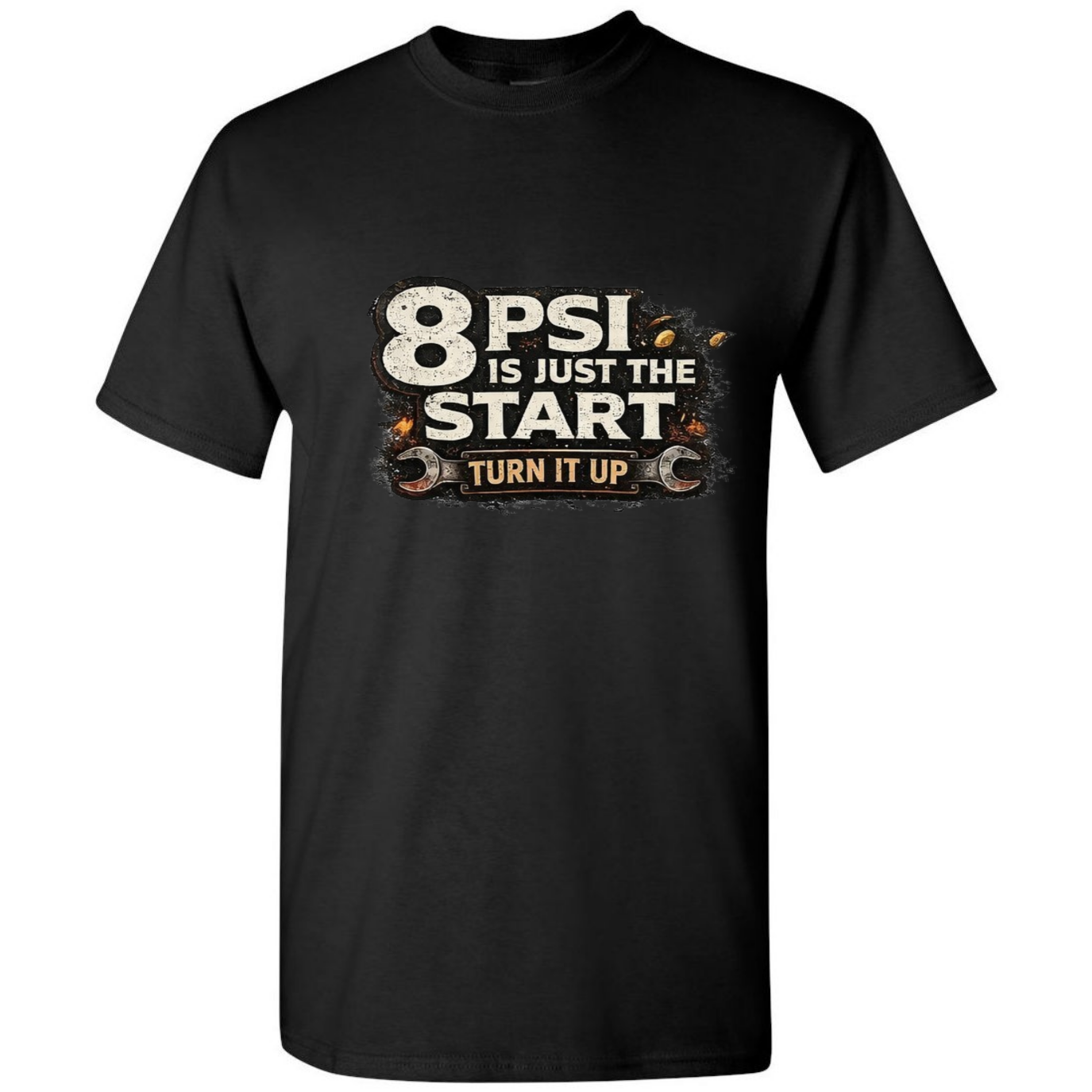 8psi turn it up tee