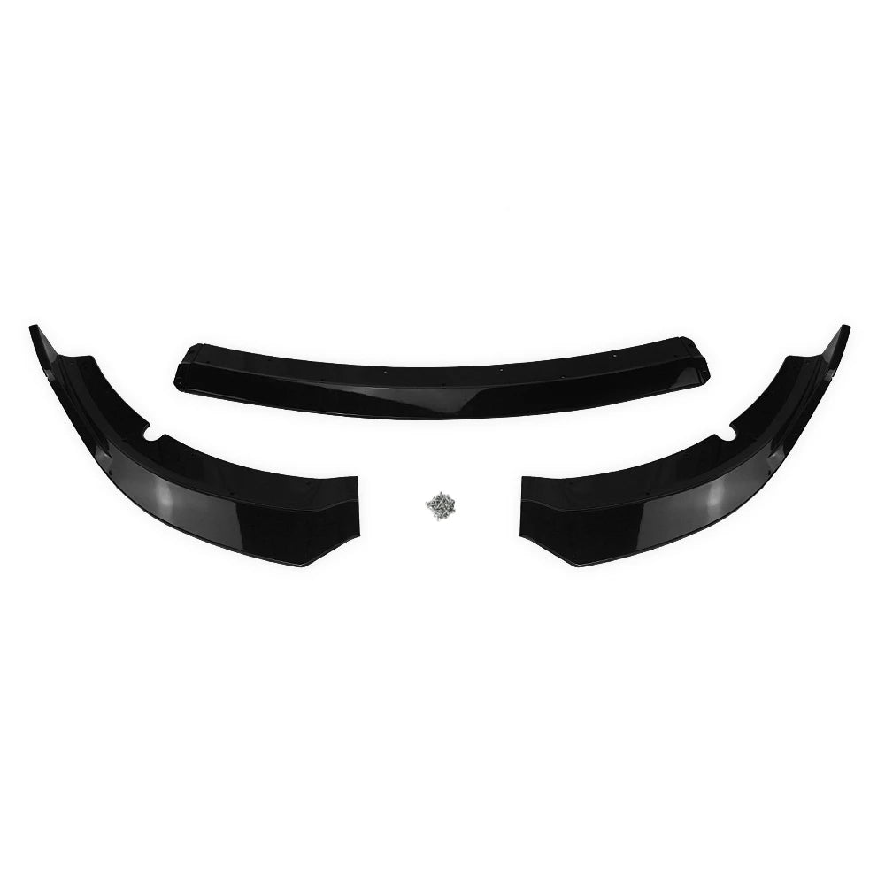 Dodge Charger SRT 2015 2016 2017 2018 2019 Front Bumper Spoiler Lip Glossy Black Lower Body Kit Trim Splitter Board Blade