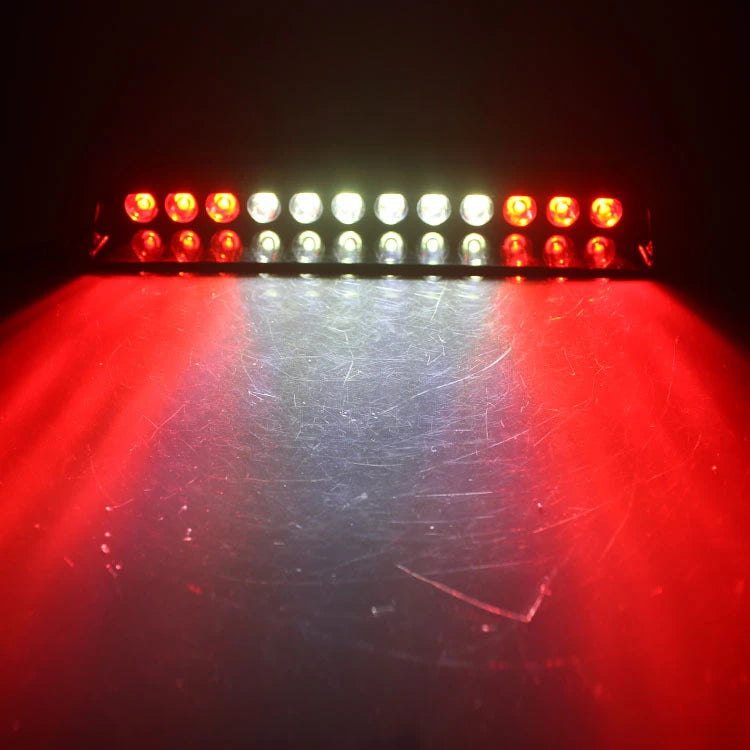 12LED Car LED Strobe Light Red/Blue/White Police Lights Signal Lamps Flash Dash Emergency Flashing Windshield Warning Light 12V