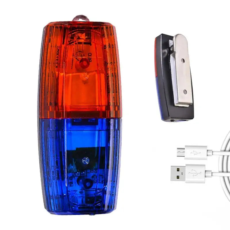 Red/Bule White Strobe Clip Lamp