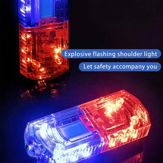 Red/Bule White Strobe Clip Lamp